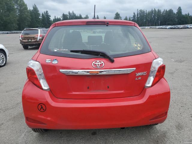  TOYOTA YARIS 2012 Красный