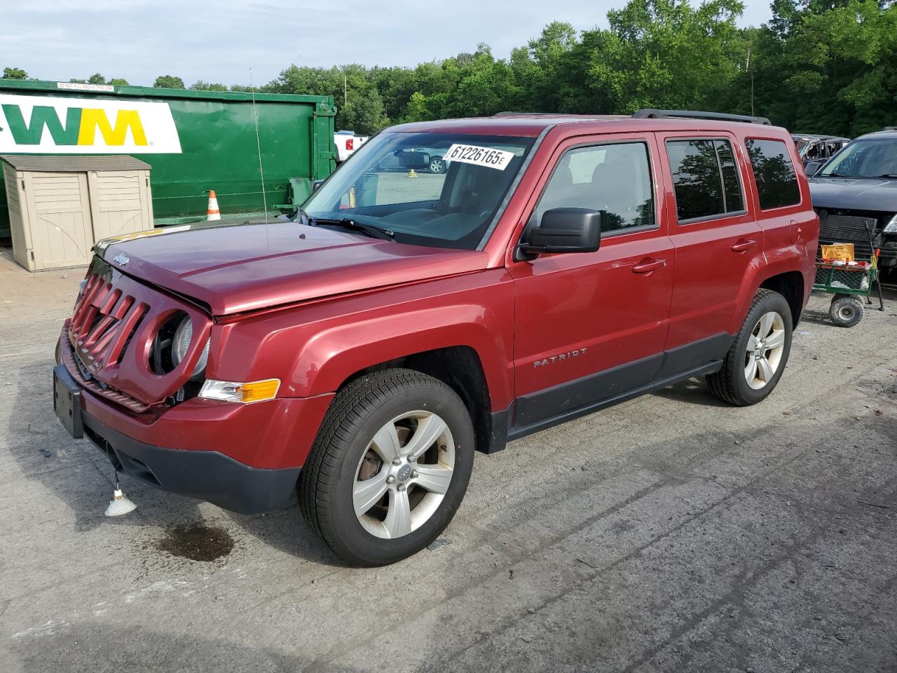 2016 Jeep Patriot Latitude للبيع في Ellwood City، PA - Front End