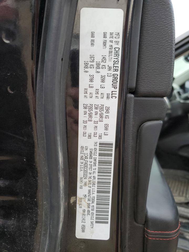 2013 Jeep Grand Cherokee Laredo VIN: 1C4RJFAG9DC653224 Lot: 60976825