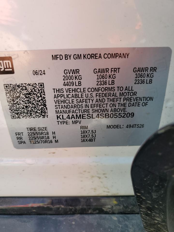2025 Buick Encore Gx Sport Touring VIN: KL4AMESL4SB055209 Lot: 62990515