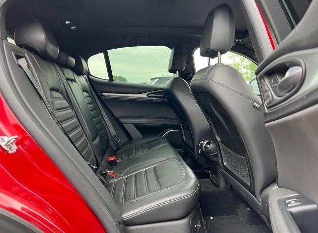  ALFA ROMEO STELVIO 2018 Czerwony
