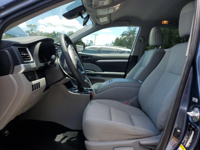  TOYOTA HIGHLANDER 2019 Синий