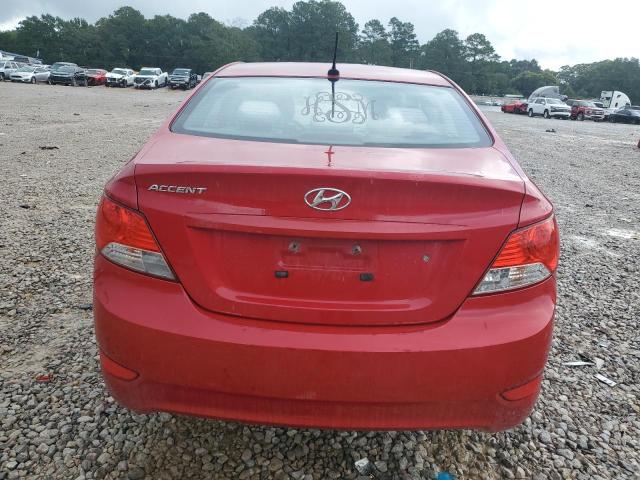 Sedans HYUNDAI ACCENT 2013 Czerwony