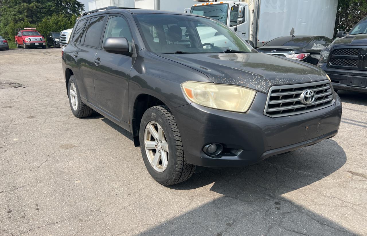 2008 Toyota Highlander Sr5 de vânzare în Cookstown, ON - Damage History