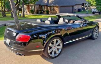 Cabriolets BENTLEY CONTINENTA 2014 Czarny