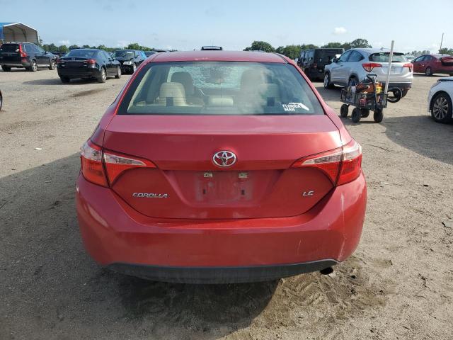  TOYOTA COROLLA 2018 Czerwony