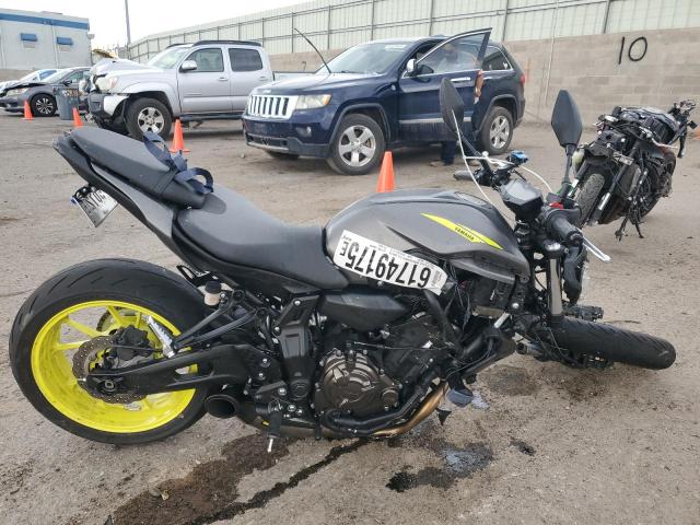 2018 YAMAHA MT07    for sale at Copart NM - ALBUQUERQUE