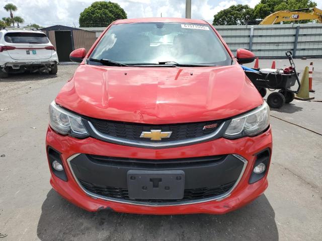 Hatchbacks CHEVROLET SONIC 2017 Red