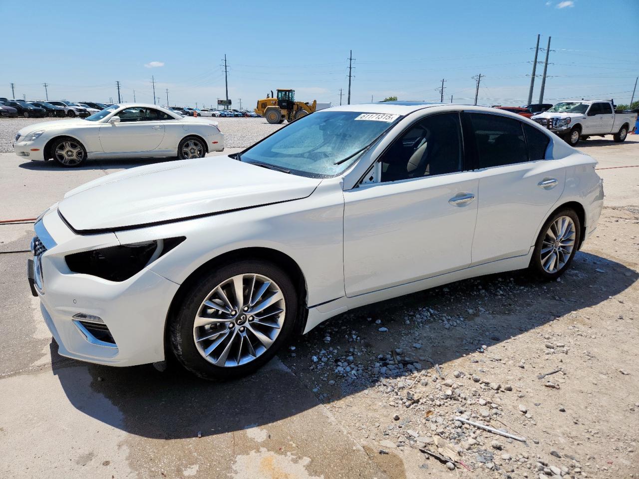 2024 Infiniti Q50 Luxe продається в Haslet, TX - Hail