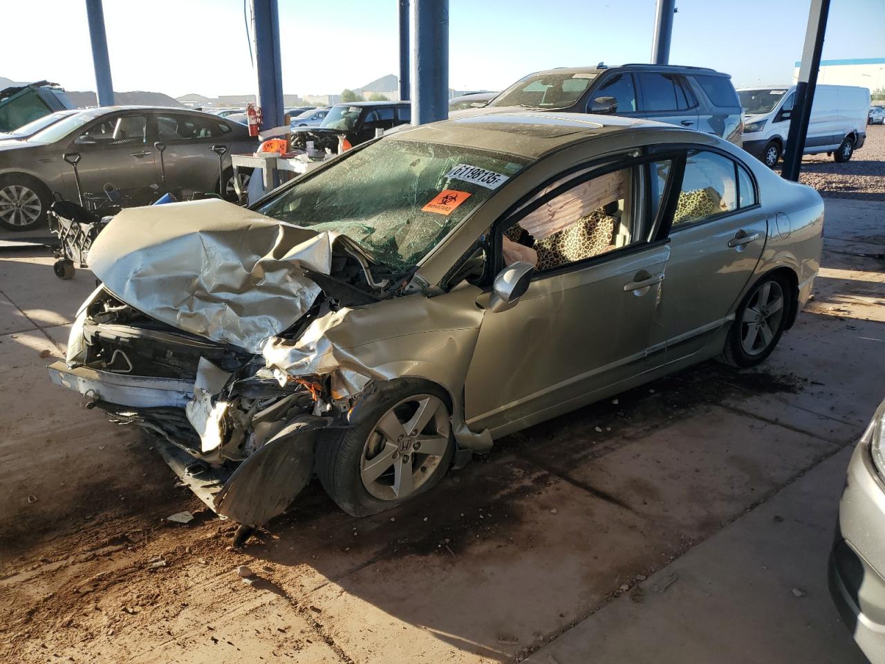 2007 Honda Civic Ex VIN: 1HGFA168X7L116424 Lot: 61198135