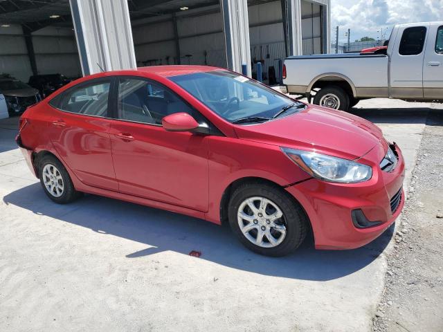  HYUNDAI ACCENT 2014 Czerwony