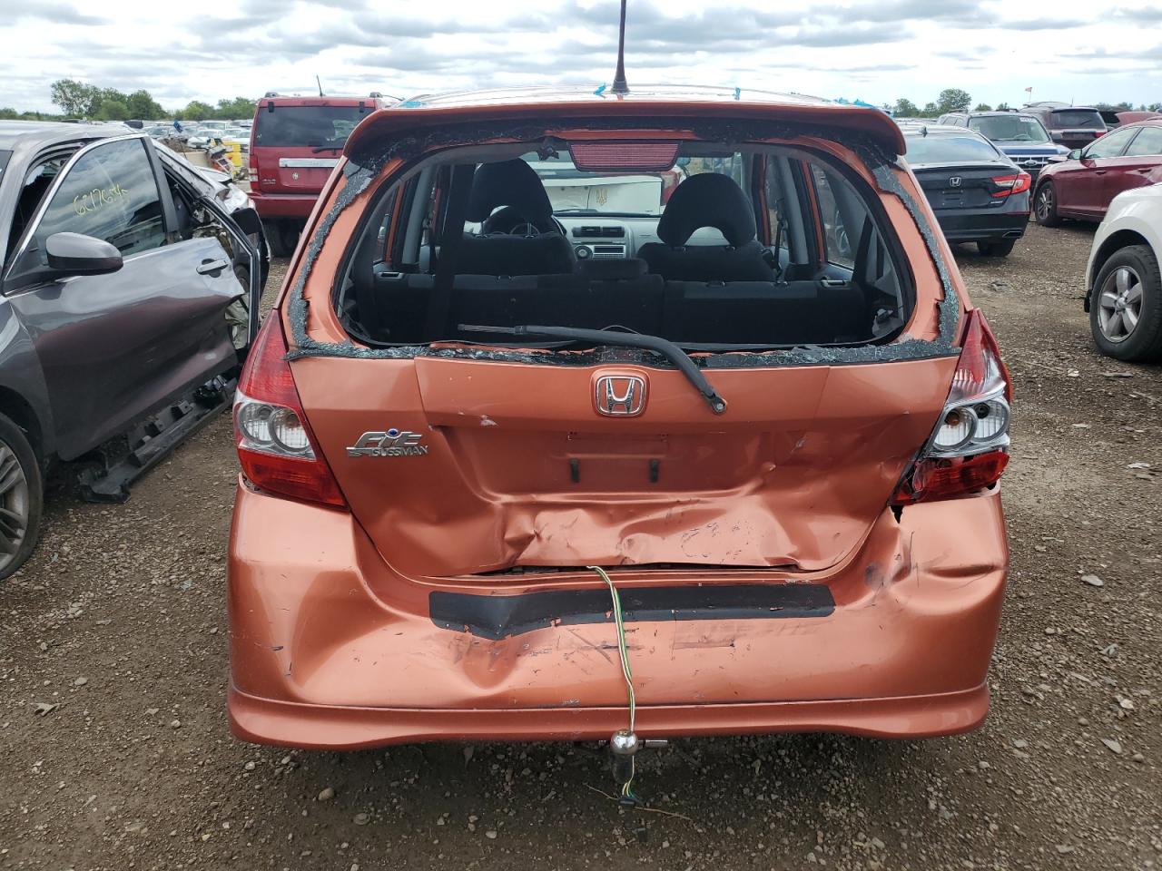 2007 Honda Fit S VIN: JHMGD38687S002699 Lot: 62653725