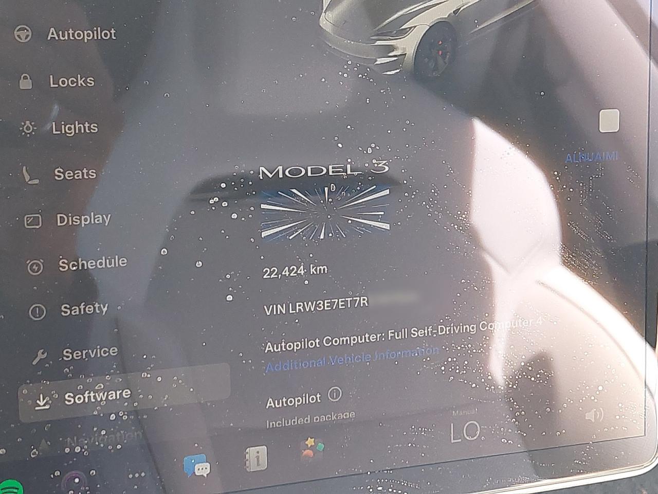 LRW3E7ET7RC167524 - 2024 Tesl MODEL 3 - #59241725