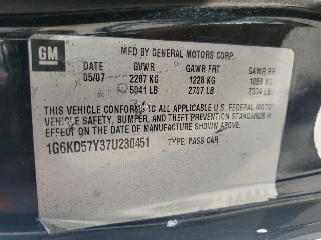 2008 Cadillac Dts VIN: 1G6KD57YX8U112687 Lot: 60451575