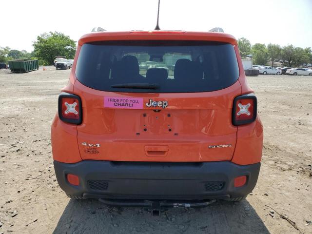  JEEP RENEGADE 2018 Pomarańczowy