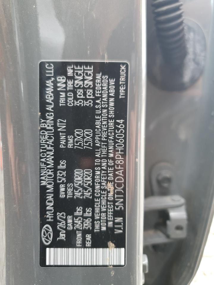 2023 Hyundai Santa Cruz Night VIN: 5NTJCDAF8PH060564 Lot: 61330885