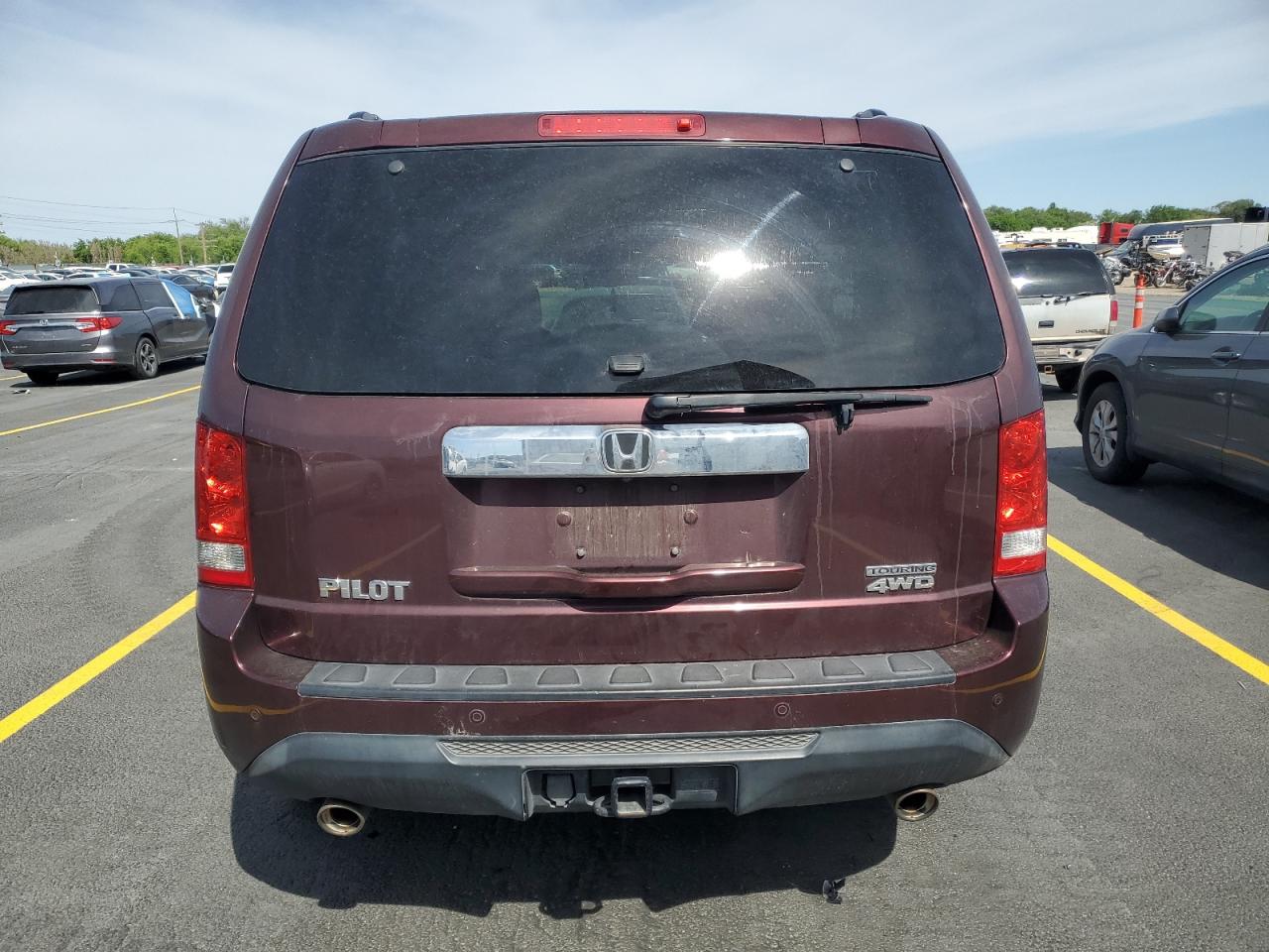 2012 Honda Pilot Touring VIN: 5FNYF4H91CB011378 Lot: 59323605