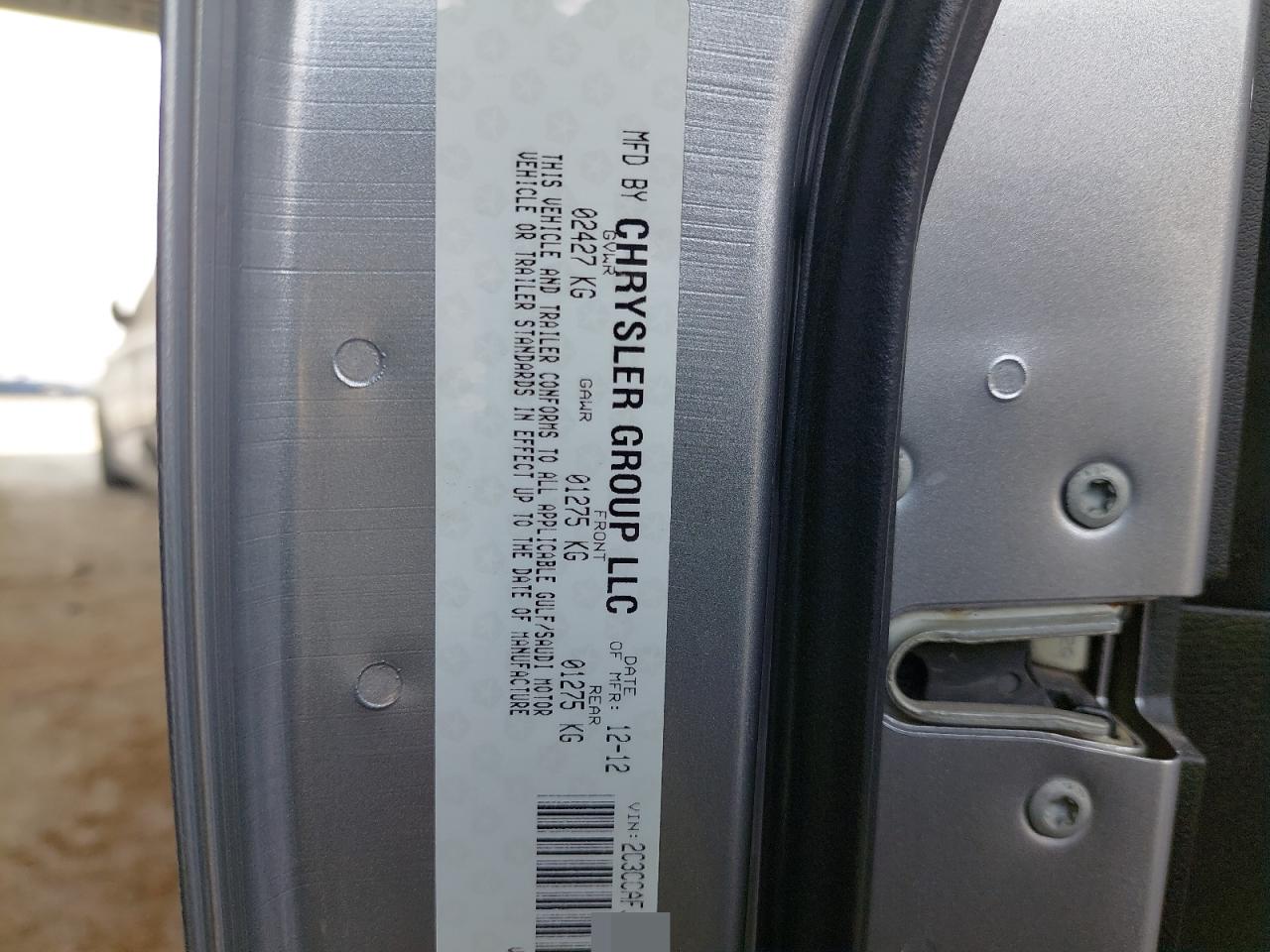 2C3CCAFJ6DH598675 - 2013 Chrysler 300 - #61112055