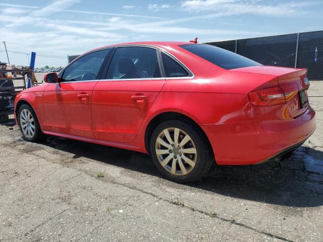  AUDI A4 2015 Czerwony