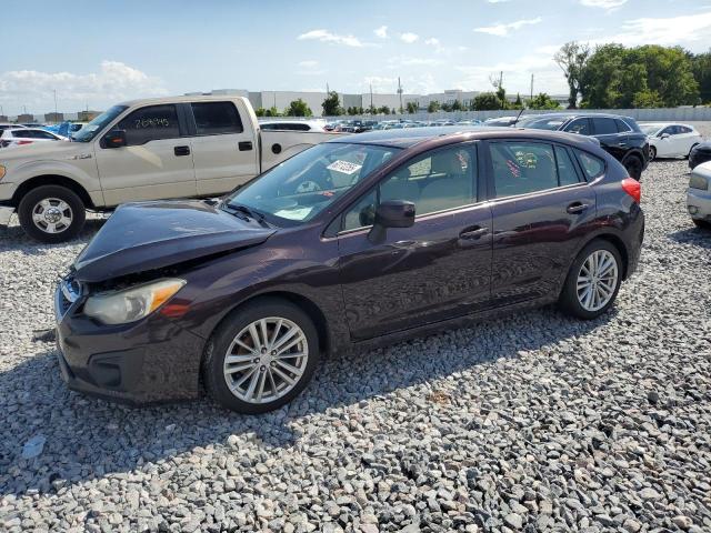  SUBARU IMPREZA 2012 Burgundy
