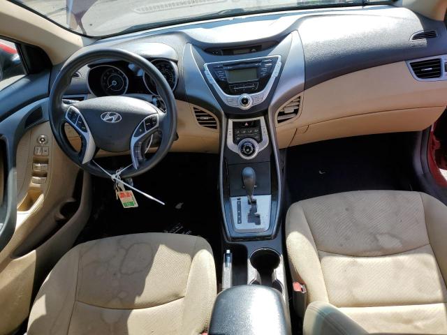 HYUNDAI ELANTRA 2012 Red