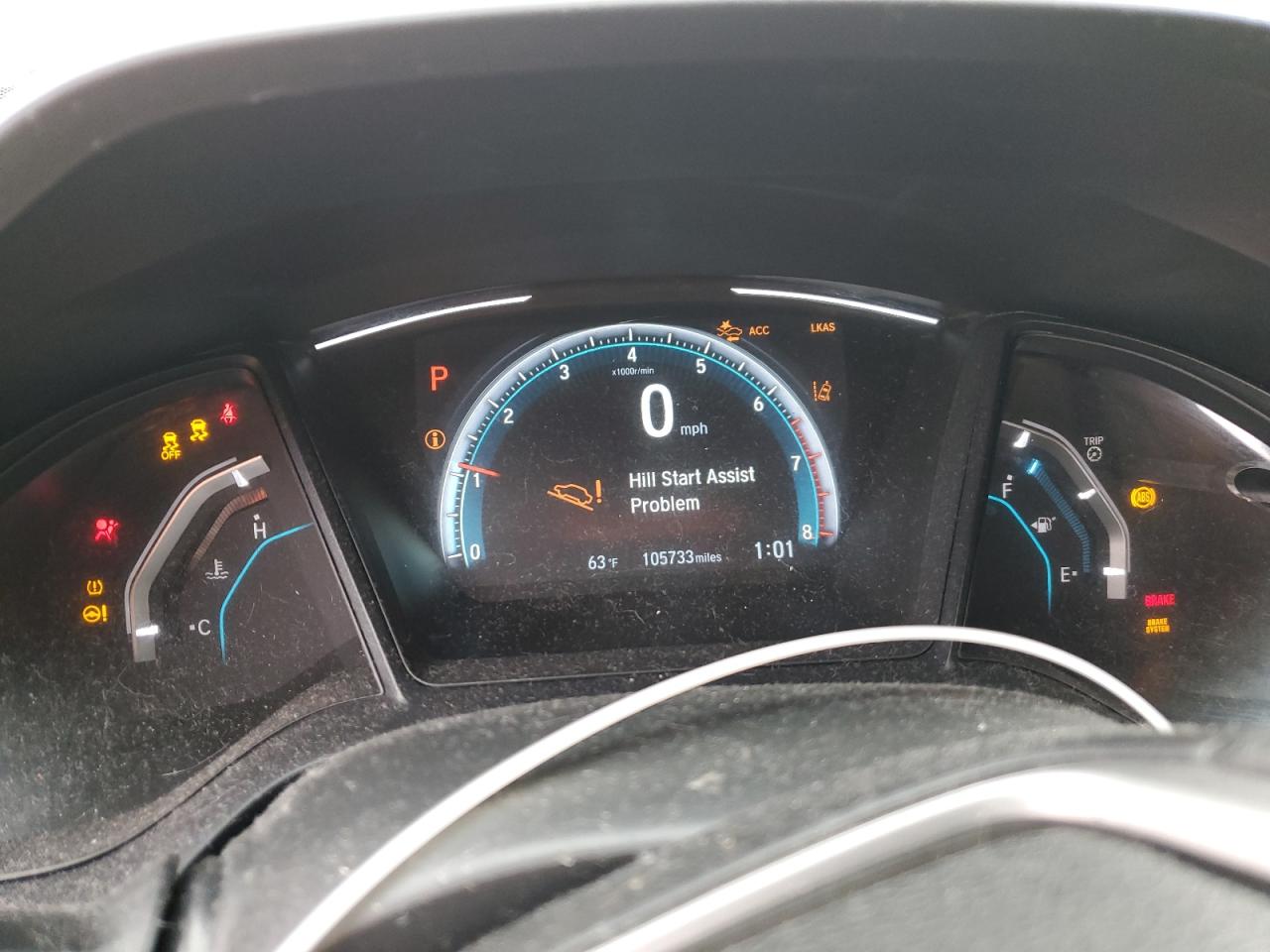 2019 Honda Civic Lx VIN: SHHFK7H33KU416526 Lot: 62785775