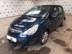 2013 VAUXHALL CORSA EXC for sale at Copart WOLVERHAMPTON