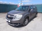 2012 CHEVROLET ORLANDO LT for sale at Copart WOLVERHAMPTON