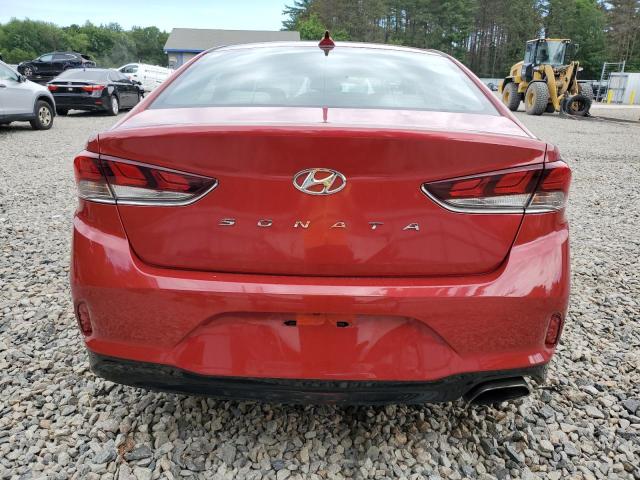  HYUNDAI SONATA 2018 Czerwony