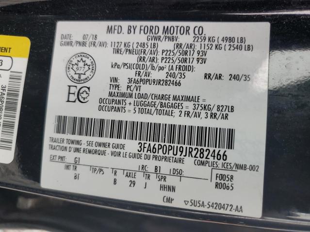2018 FORD FUSION SE PHEV  