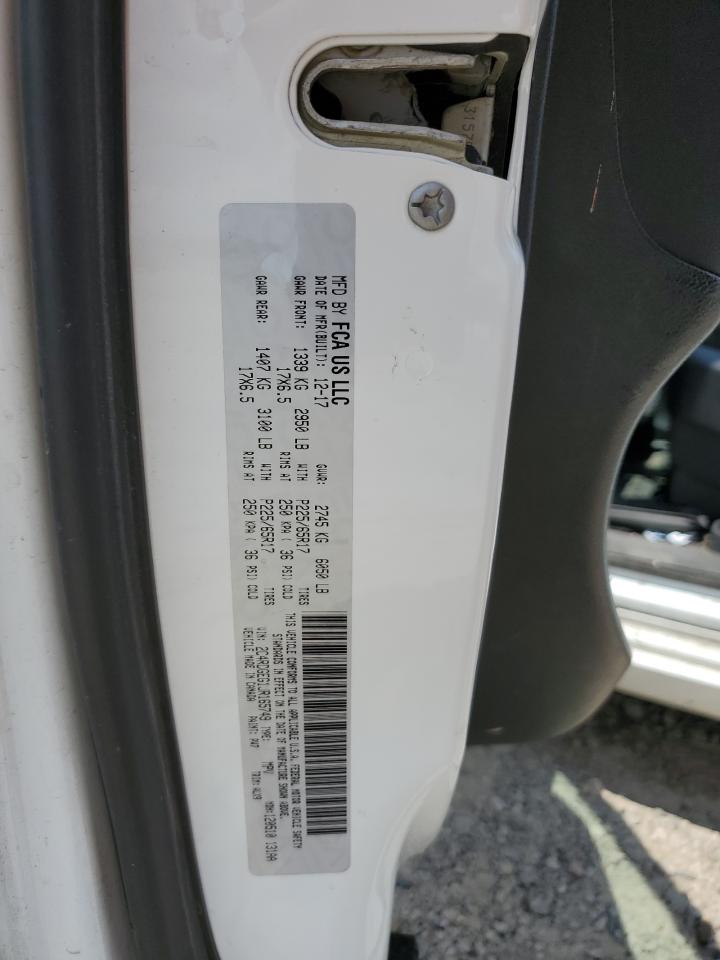 2018 Dodge Grand Caravan Gt VIN: 2C4RDGEG1JR165749 Lot: 62516345