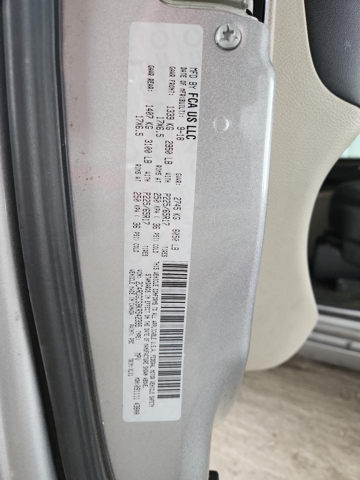 2019 Dodge Grand Caravan Sxt VIN: 2C4RDGCG9KR542395 Lot: 60866745
