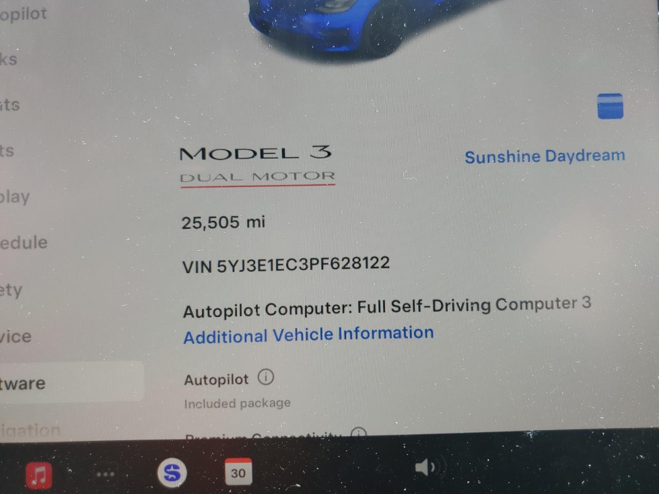 2023 Tesla Model 3 VIN: 5YJ3E1EC3PF628122 Lot: 63002895