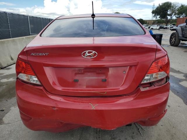  HYUNDAI ACCENT 2014 Czerwony