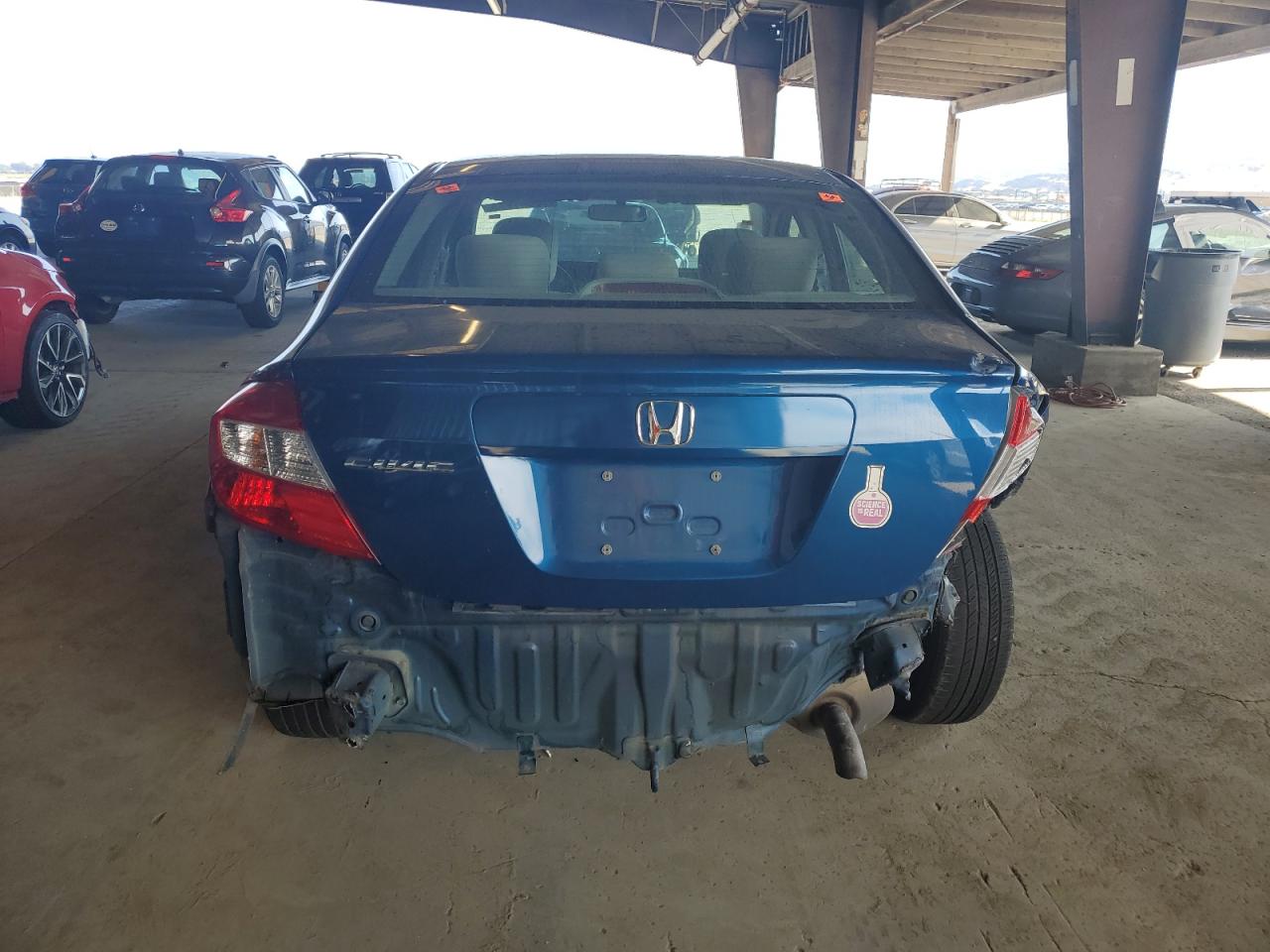 2012 Honda Civic Lx VIN: 19XFB2F58CE367839 Lot: 63061955