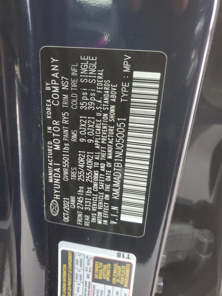 2022 Genesis Gv70 Base VIN: KMUMADTB1NU050051 Lot: 62459385