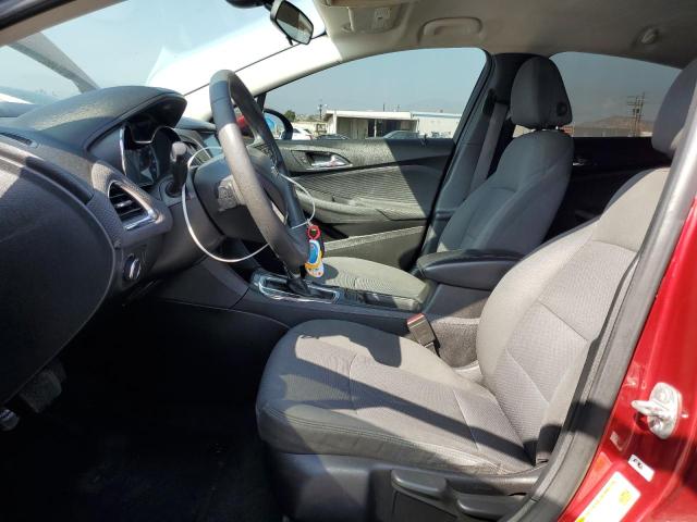  CHEVROLET CRUZE 2017 Czerwony