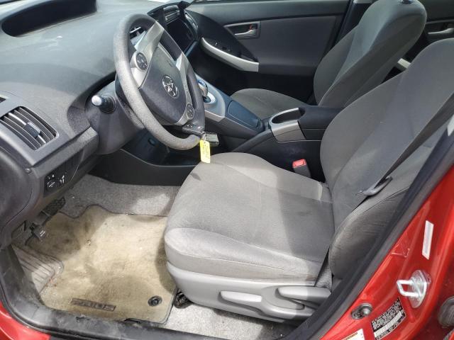  TOYOTA PRIUS 2012 Красный