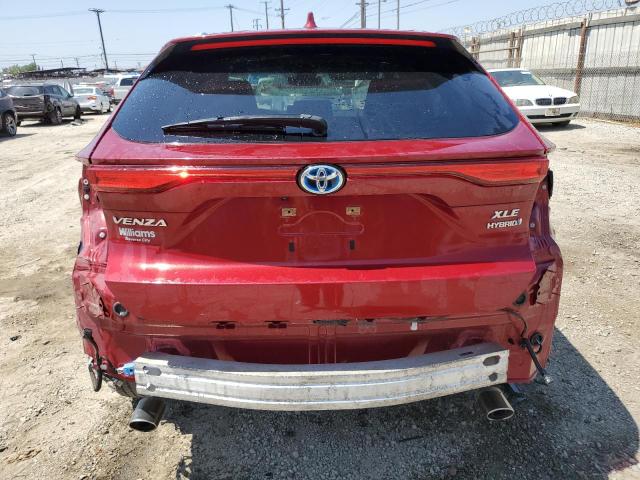 TOYOTA VENZA 2021 Burgundy