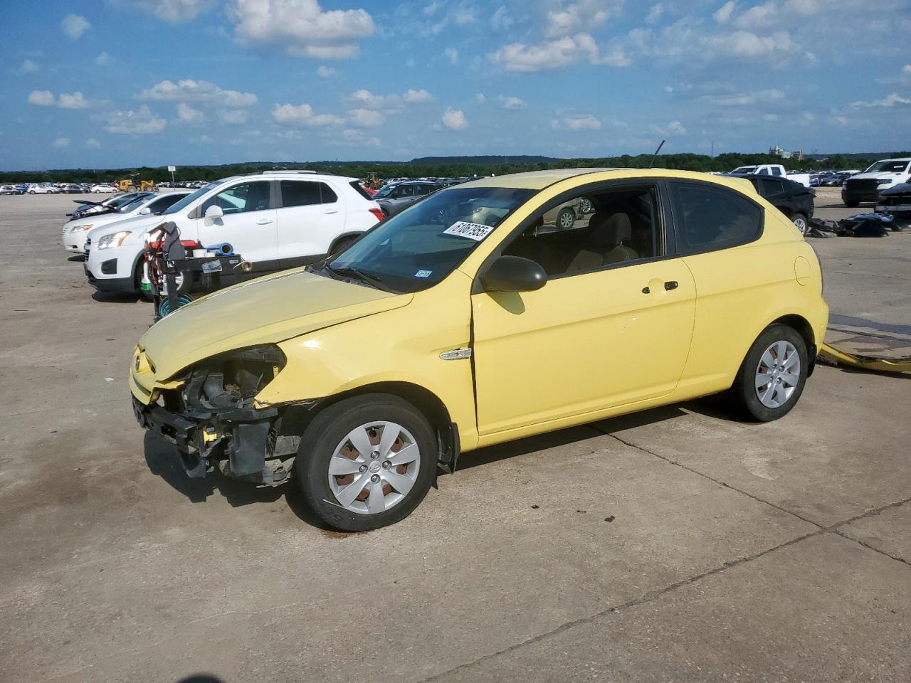 2008 Hyundai Accent Gs за продажба в Grand Prairie, TX - Front End