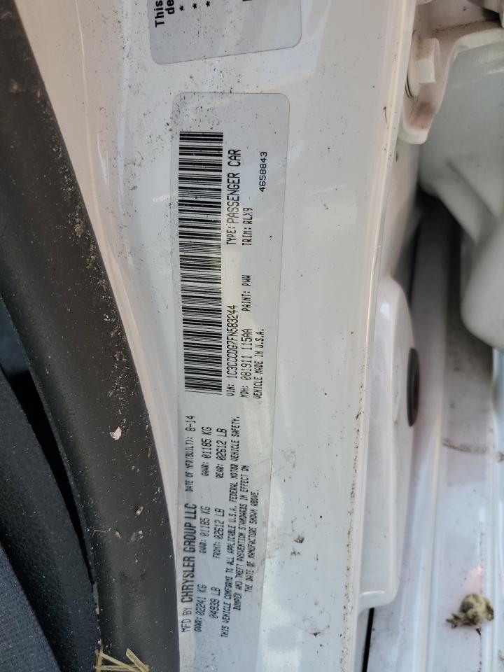 CHRYSLER 200 2015 VIN 1C3CCCDG7FN583244 zdjęcie 12