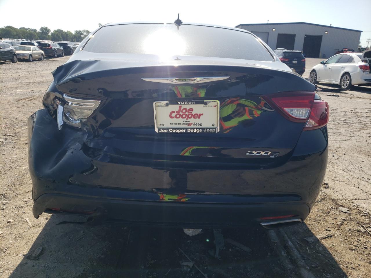 2015 Chrysler 200 S VIN: 1C3CCCBB0FN672662 Lot: 61815865