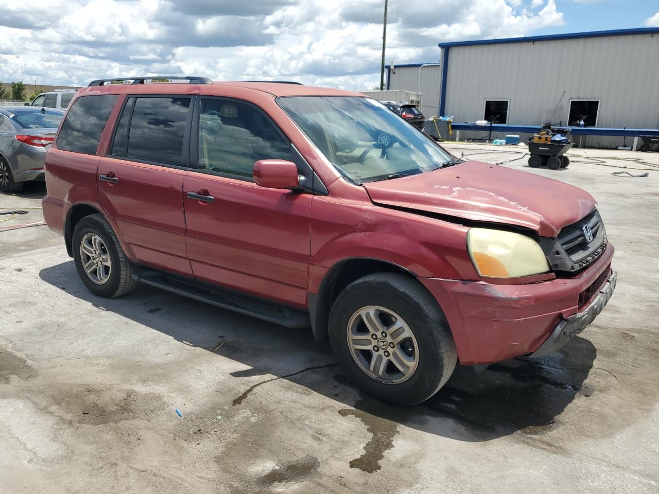 HONDA PILOT 2004 VIN 2HKYF18584H558954 фото 4