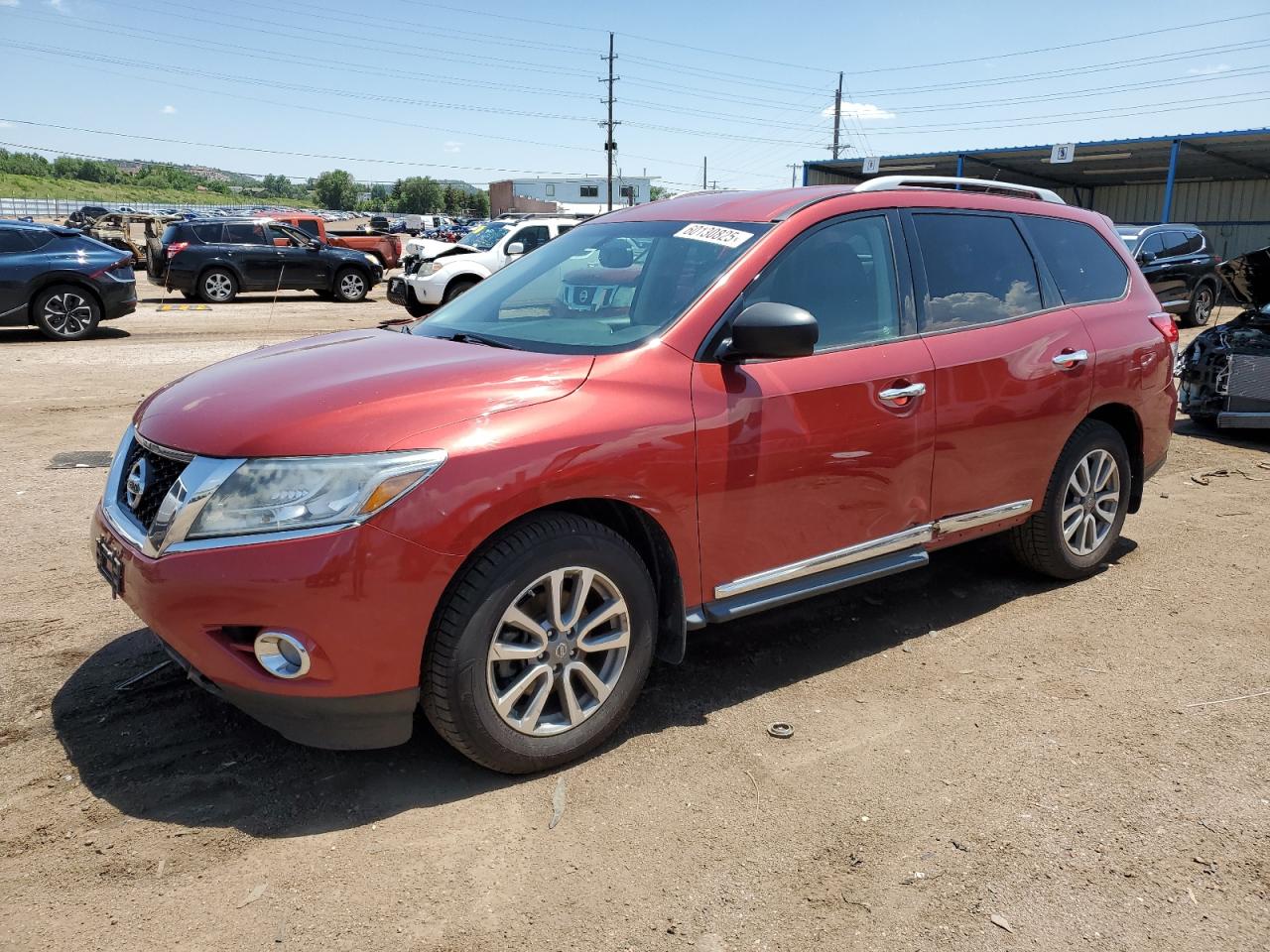2015 Nissan Pathfinder S იყიდება Colorado Springs-ში, CO - Front End