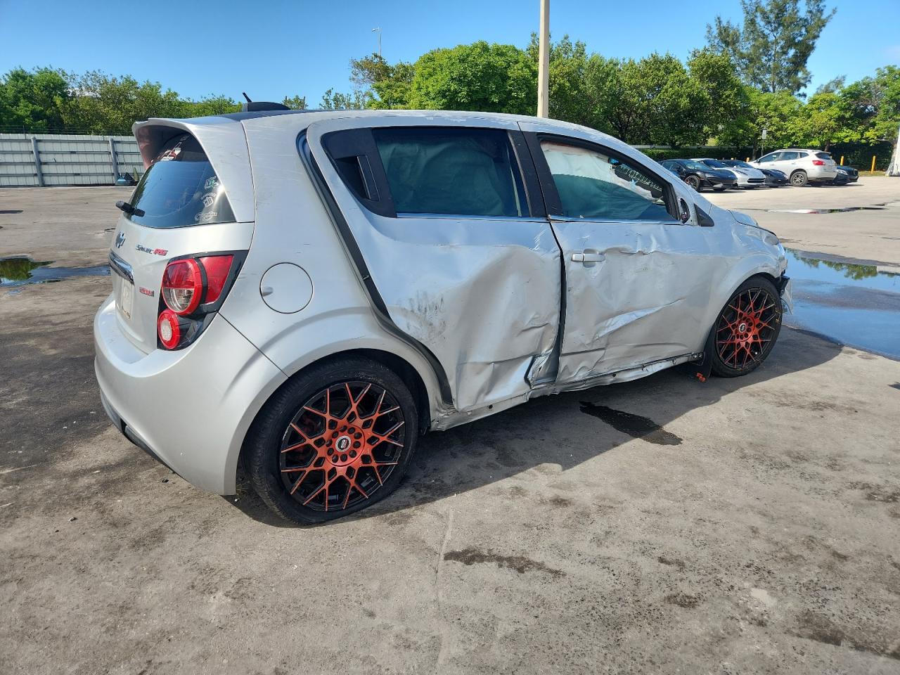 CHEVROLET SONIC 2015 VIN 1G1JH6SB7F4169196 zdjęcie 3