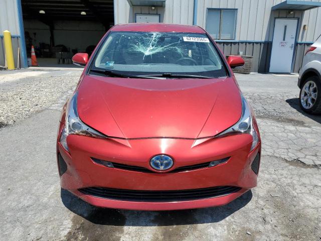  TOYOTA PRIUS 2017 Czerwony