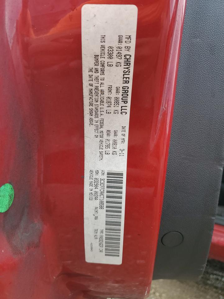 2012 Fiat 500 Lounge VIN: 3C3CFFCR0CT108588 Lot: 62348085