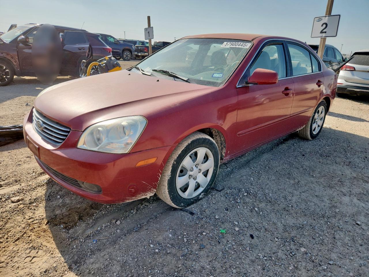 2008 Kia Optima Lx იყიდება Amarillo-ში, TX - Side