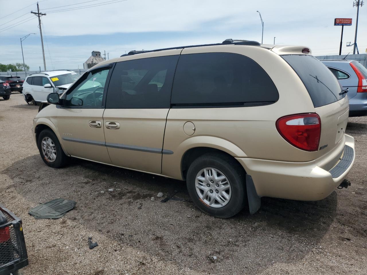 2001 Dodge Grand Caravan Sport beige null gas 2B4GP44G01R200227 photo #3