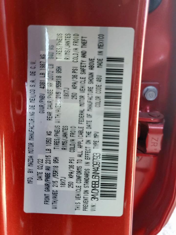 2022 Mazda Cx-30 Select VIN: 3MVDMBBL6NM409793 Lot: 61565775